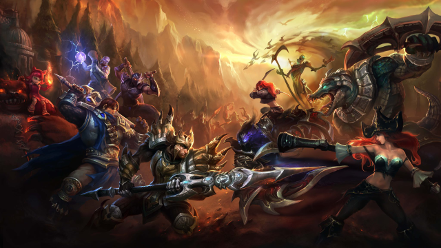 Sword armor game group mountain free wallpaper - medium preview image