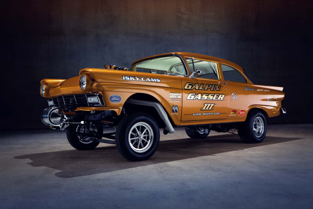 Yellow truck flatbed garage black free wallpaper - medium preview image