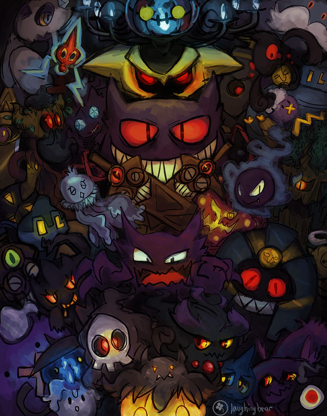Cartoon characters colorful eyes hair free wallpaper - medium preview image