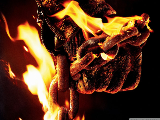 Fire chain extinguisher black background free wallpaper - medium preview image