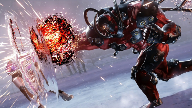 Man red suit large object free wallpaper - medium preview image