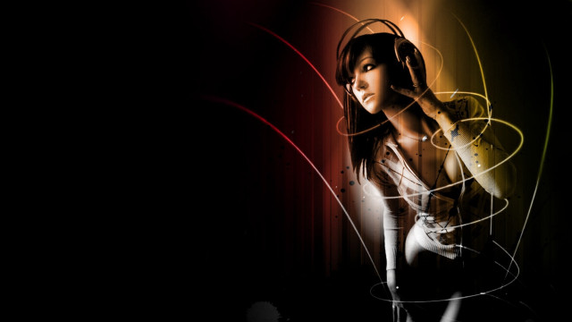 Woman blackshirt whiteskirt archery kimono free wallpaper for desktop - medium preview image
