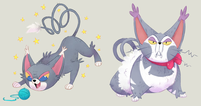 Cats next to each other free wallpaper - medium preview image