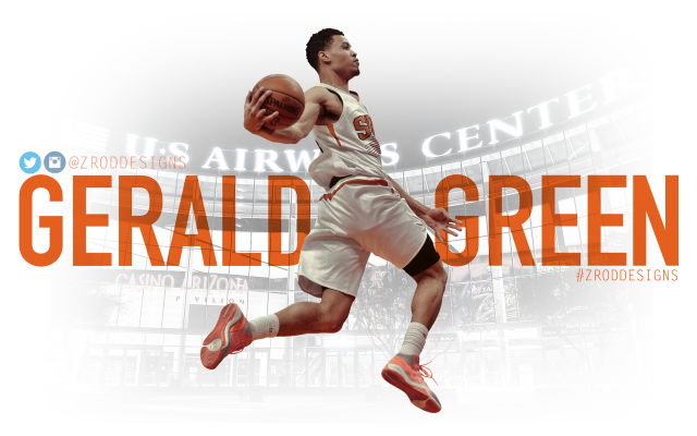 Gerald green running basketball harlem free wallpaper - medium preview image