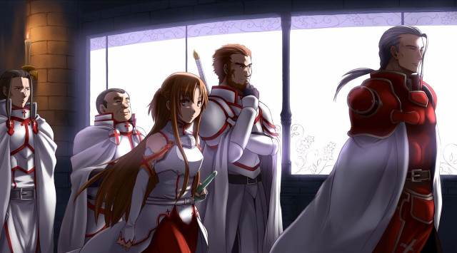 Medieval group people room windows free wallpaper - medium preview image