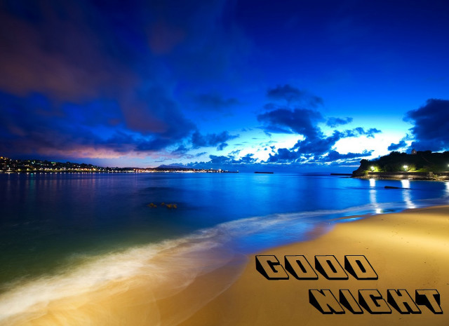 Beach blue sky clouds good free wallpaper - medium preview image