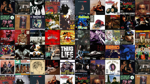 Album covers collage variety music free wallpaper - medium preview image
