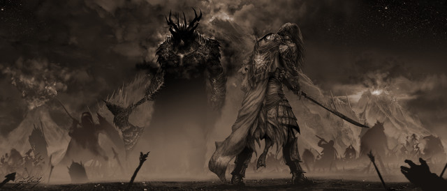 Group demon giant two heads free wallpaper - medium preview image