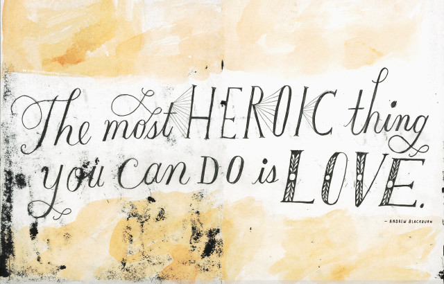 Most heroic thing is love free wallpaper - medium preview image