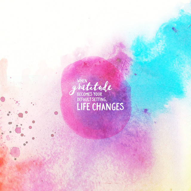 Colorful background quote change watercolor free wallpaper - medium preview image