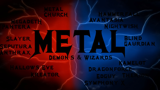Metal band logo lightning background free wallpaper - medium preview image