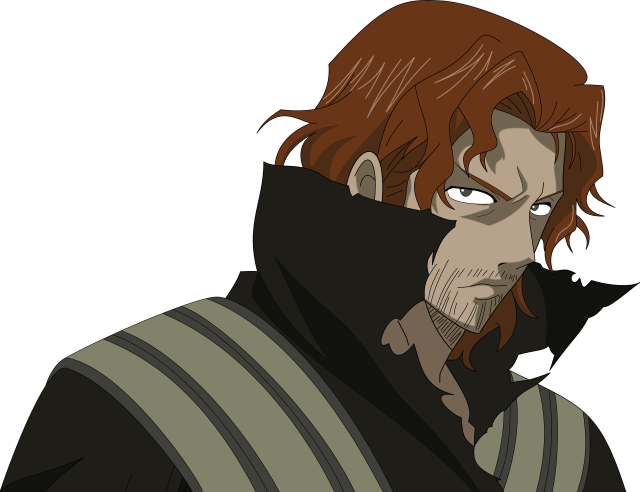Man red hair black coat free wallpaper - medium preview image