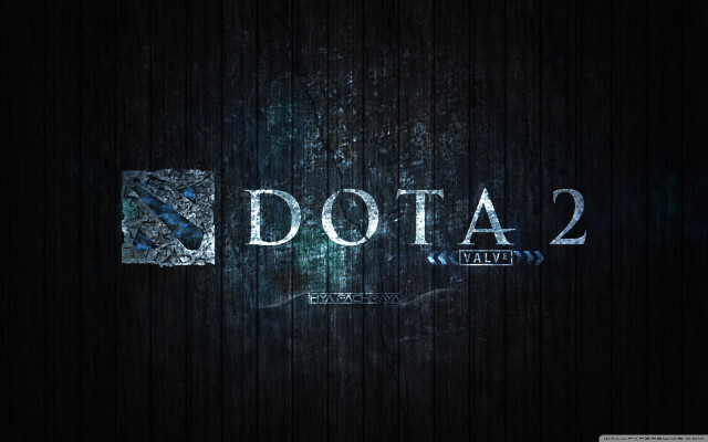 Dota2 dark background white letters free wallpaper - medium preview image