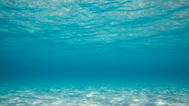 Blue ocean clouds boat water free wallpaper - medium preview image