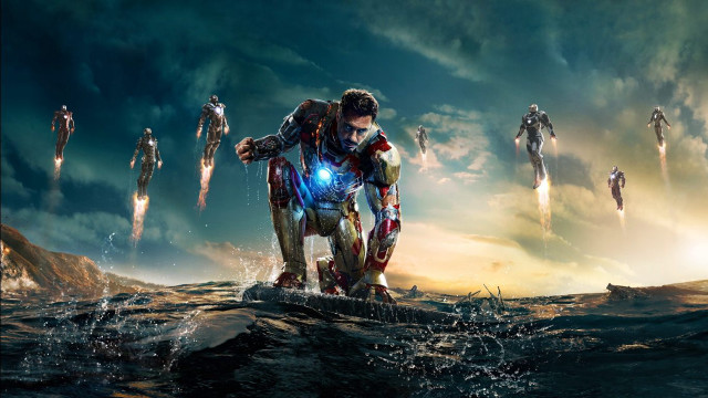 People water robot sky background #2 free wallpaper - medium preview image