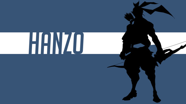 Silhouette man bow arrow hanzo free wallpaper - medium preview image