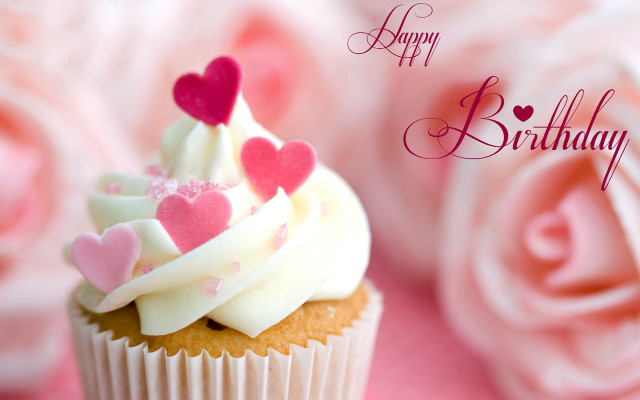 Cupcake hearts pink tablecloth roses #2 free wallpaper - medium preview image