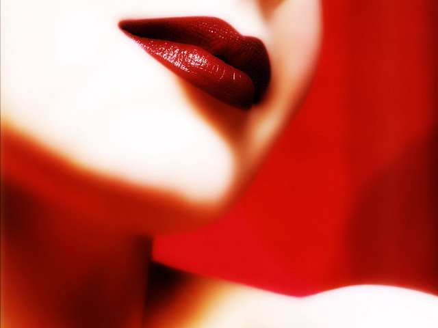 Woman lips red background red free wallpaper - medium preview image