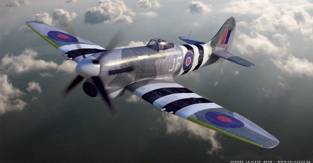Small airplane flying sky clouds free wallpaper - medium preview image