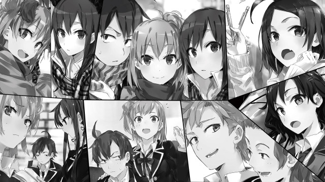 Anime characters expressions different bunch free wallpaper - medium preview image