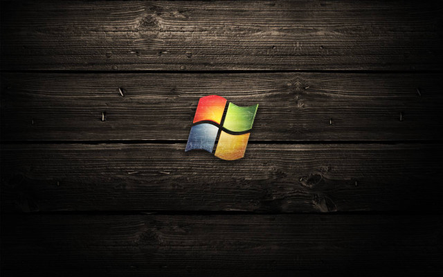 Wooden wall windows logo wooden free wallpaper - medium preview image