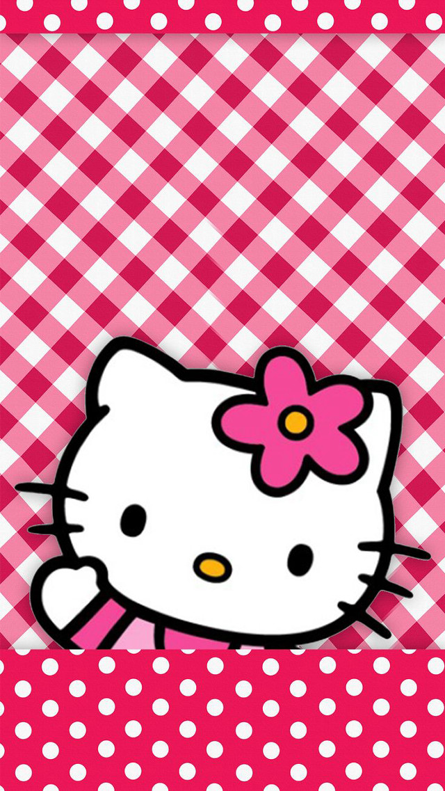 Hello kitty wallpaper pink bow free wallpaper - medium preview image