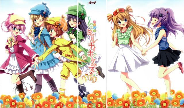 Anime girls outfits hats fashion free wallpaper - medium preview image
