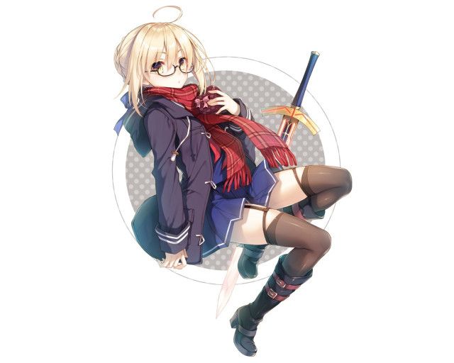Woman sword scarf neck leg free wallpaper - medium preview image