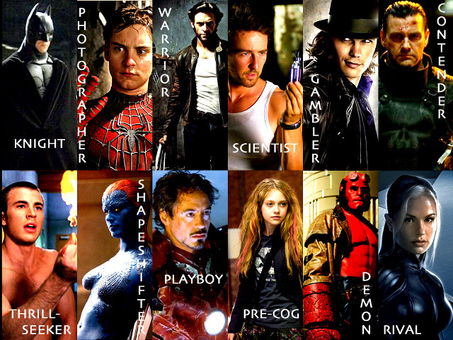 Actors collage movies tv shows free wallpaper - medium preview image