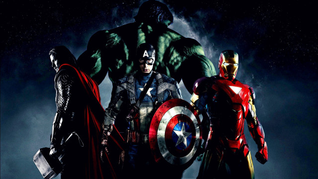 Superheroes night hulk captain america #3 free wallpaper - medium preview image