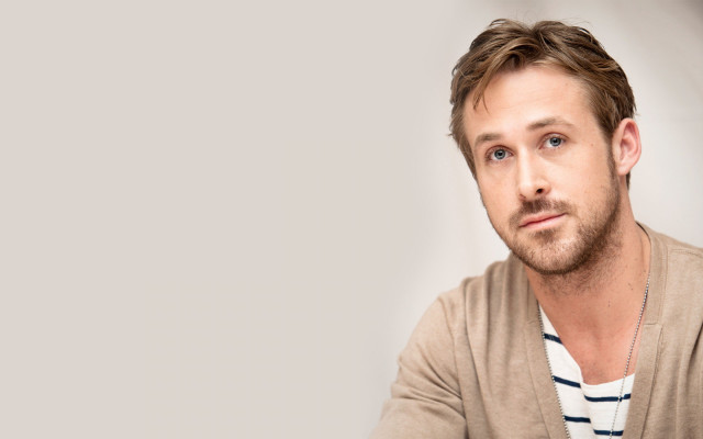Man beard sweater sitting white free wallpaper - medium preview image