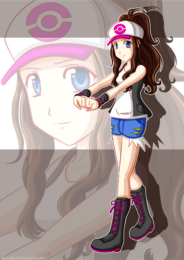 Girl pink hat blue shorts #2 free wallpaper - medium preview image
