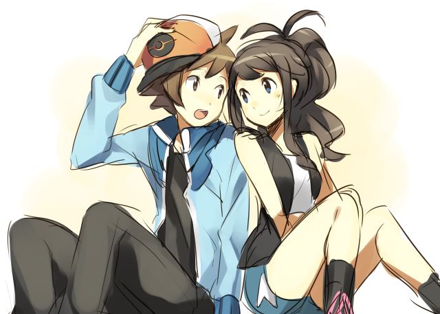 Anime characters posing for picture #2 free wallpaper - medium preview image