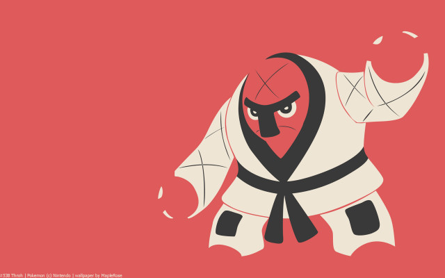 Cartoon character red background mask free wallpaper - medium preview image