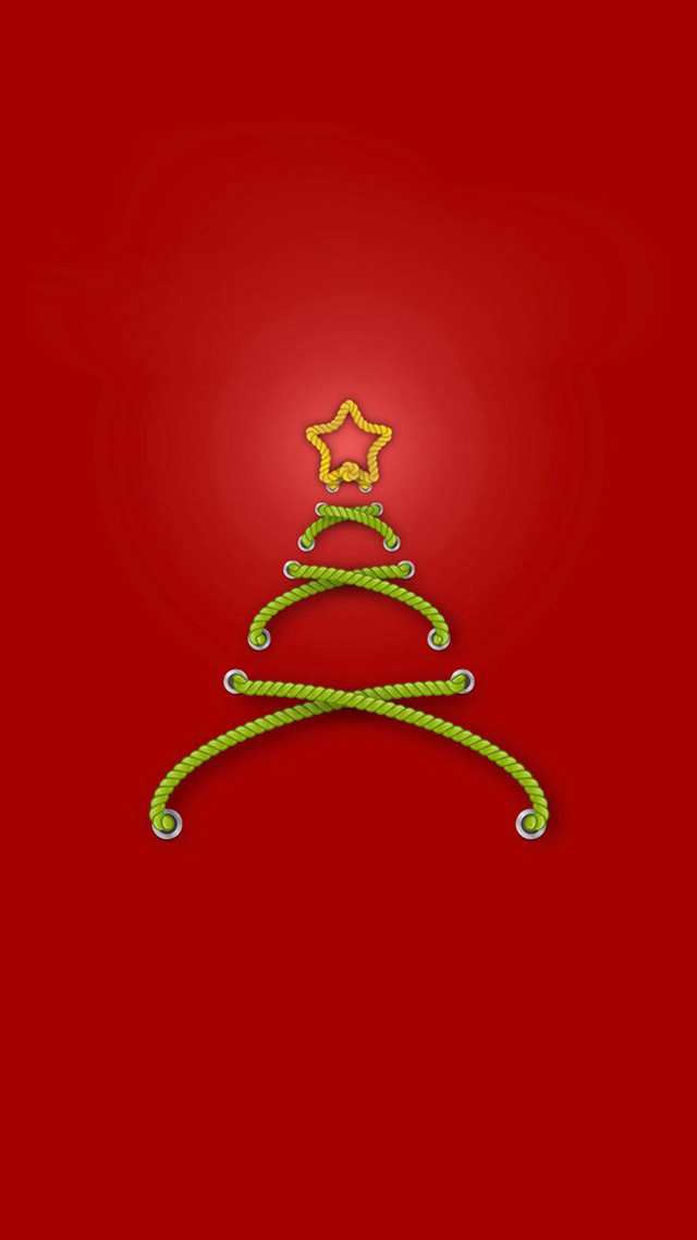 Red background christmas tree star free wallpaper - medium preview image