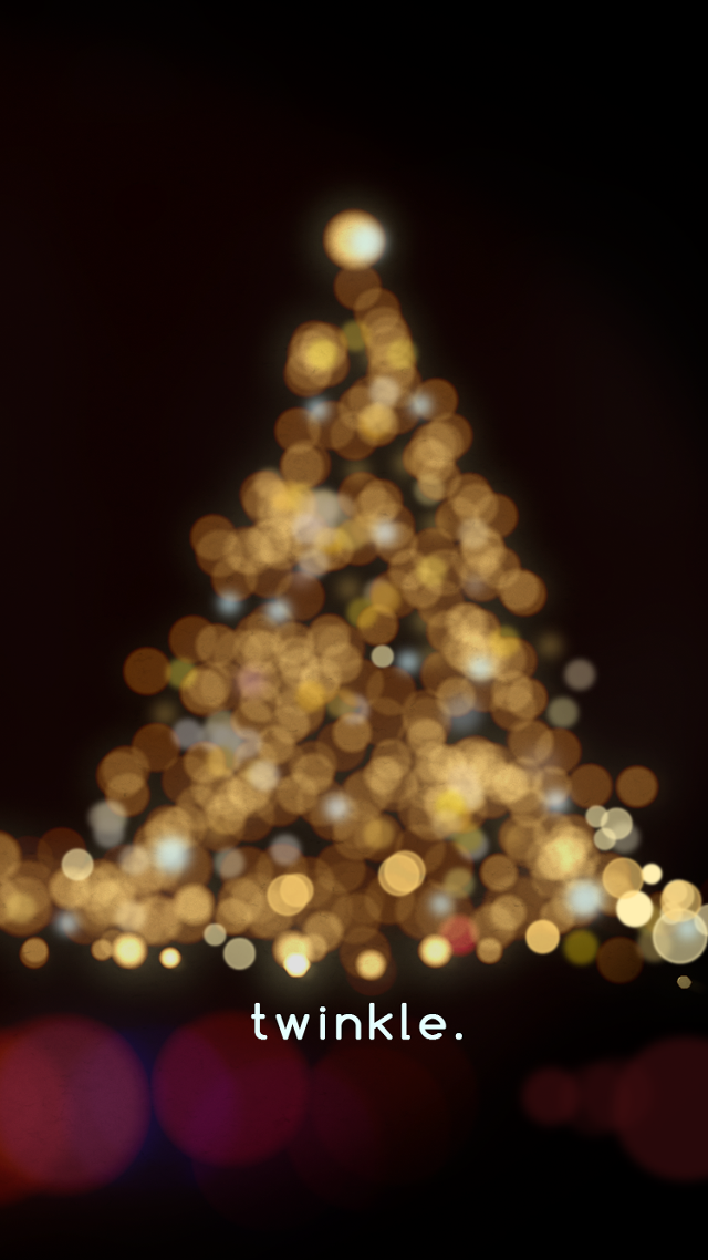 Blurry christmas tree twinkle background free wallpaper - medium preview image