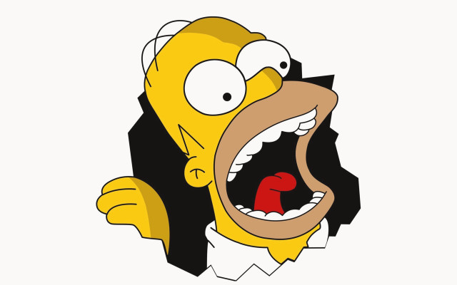 Cartoon character mouth open tongue free wallpaper - medium preview image
