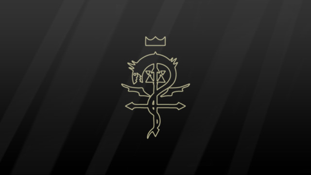 Cross crown black white photo free wallpaper - medium preview image