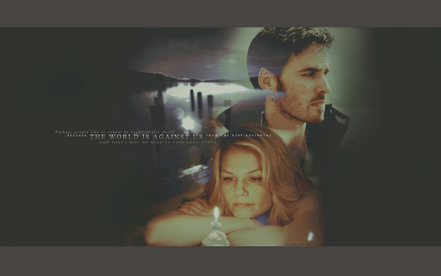 Man woman candle staring picture free wallpaper - medium preview image