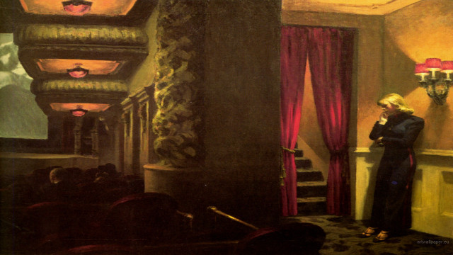 Woman red curtain chandelier room free wallpaper - medium preview image