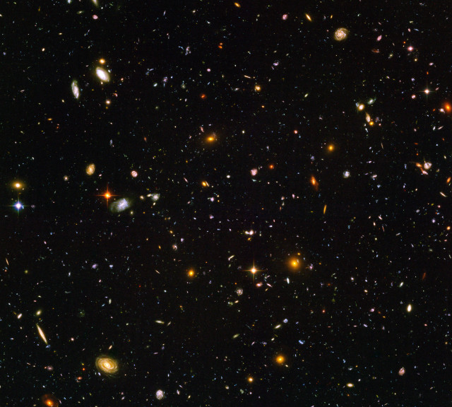 Cluster of stars in the free wallpaper - medium preview image