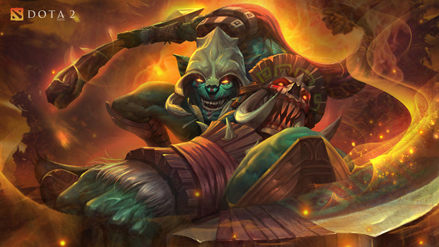 Demon painting face back arms free wallpaper - medium preview image