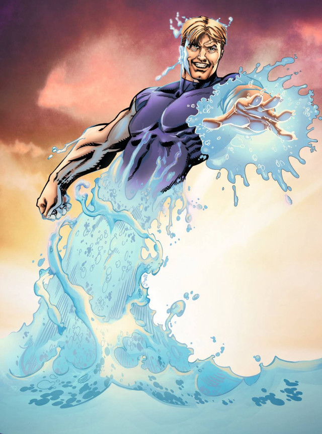 Man wet suit surfing water free wallpaper - medium preview image