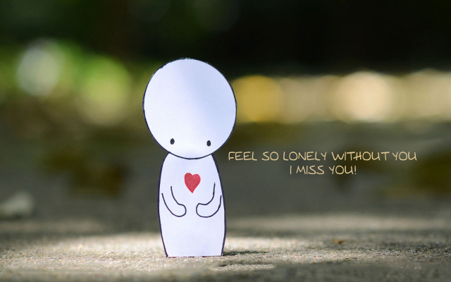 Paper doll heart message back free wallpaper - medium preview image