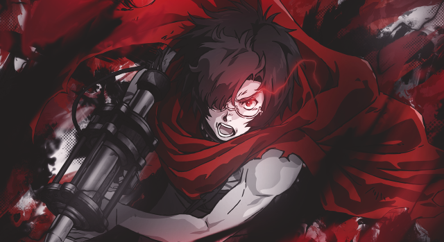 Man gun blood ground scene free wallpaper - medium preview image