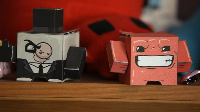 Paper toys table cellphone next free wallpaper - medium preview image