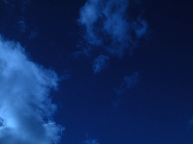 Plane flying sky clouds blue #9 free wallpaper - medium preview image