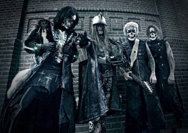 Costume party brick wall guitar free wallpaper - medium preview image