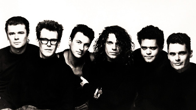 Bauhaus group men monochrome lineup free wallpaper - medium preview image
