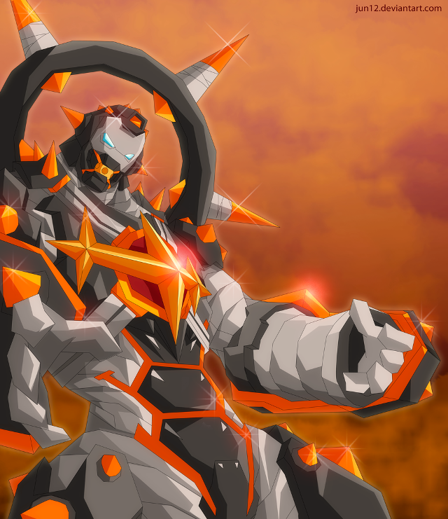 Cartoon character gun helmet star free wallpaper - medium preview image